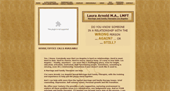 Desktop Screenshot of lauraarnoldmft.com